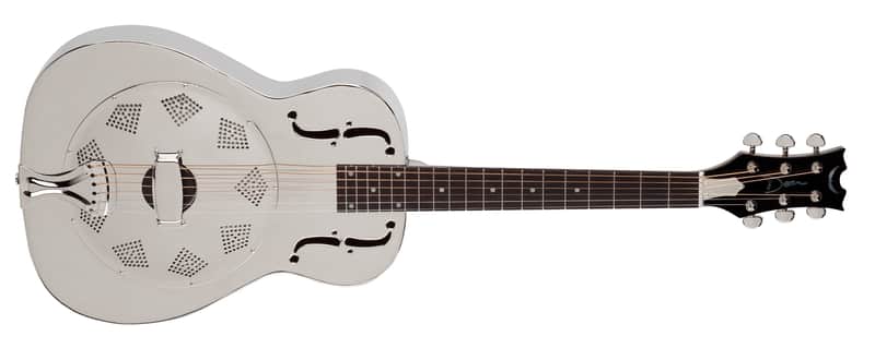 new Dean RESC Resonator Chrome acoustic resonator guitar image 1