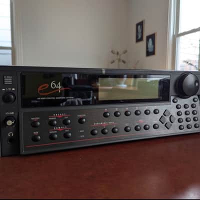 E-MU Systems E64 Rackmount 64-Voice Sampler Workstation 1996 - Black