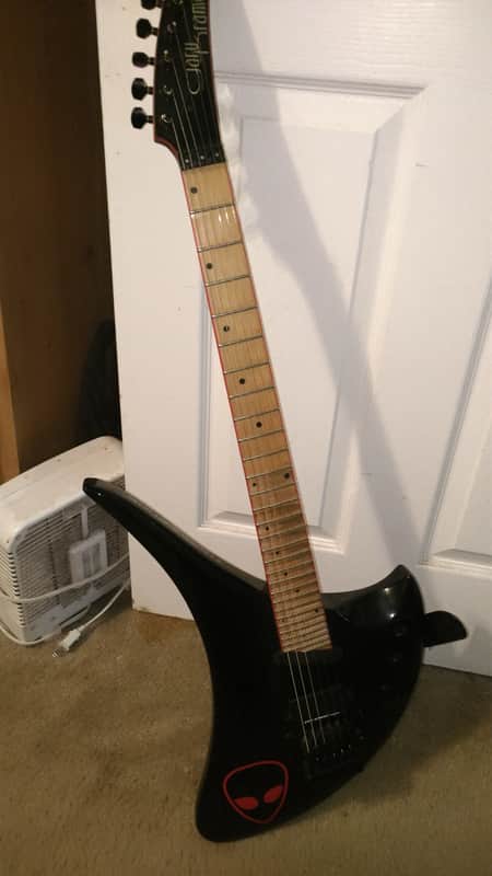 Gary Kramer Turbulance R-29 29 Fret Guitar w/OHSC 2010 Black image 1