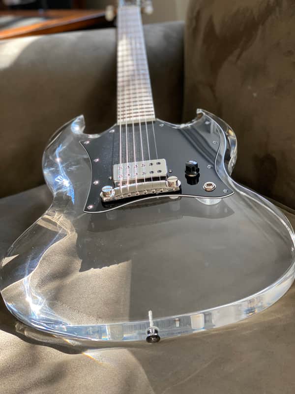 SMG Scale Model Guitars Lucite SG Acrylic Lucite image 1