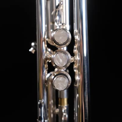 DEMO B&S Challenger 1 3137 Professional Bb Trumpet BS3137-2-OW - Silver Pated image 6