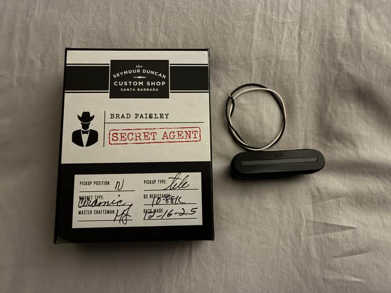 Seymour Duncan Secret Agent Neck Telecaster Pickup 2025 - Black image 1