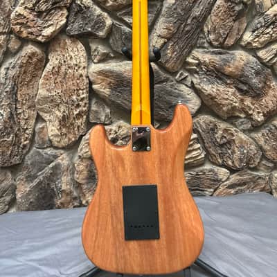 Custom Partscaster - Natural Leather Pickguard image 4