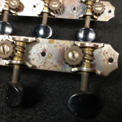 Vintage Kluson Tuners for Flat Top 30's Black Button image 3