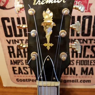 Premier Bantam Deluxe 1959 Honey Flame top image 4