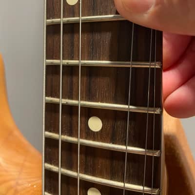 Fender American Professional II Stratocaster with Rosewood Fretboard - Roasted Pine - Lollar pickups image 7