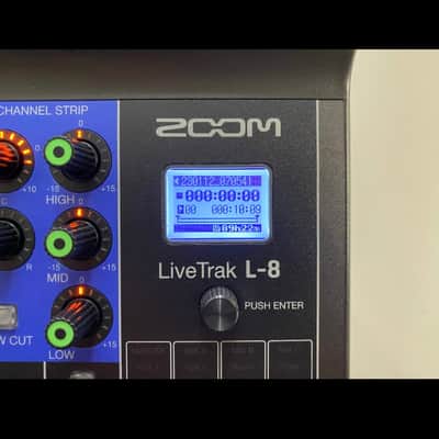 Zoom LiveTrak L-8 Digital Mixer / Recorder 2010s - Grey / Blue image 5