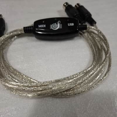 USB to Double Midi Cable Converter - for Windows and Mac image 1