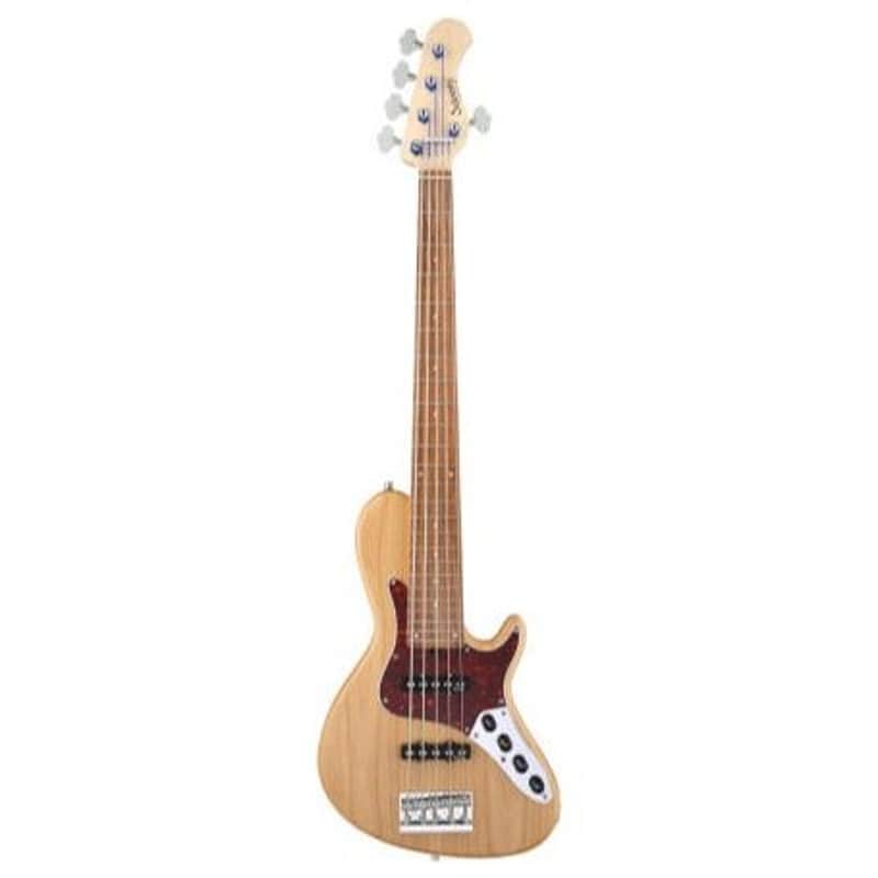 Sadowsky MetroLine 24-Fret Singlecut Vintage Bass 5 String, Red Alder Body, Natural Transparent Satin image 1