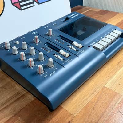 [Excellent] TASCAM Porta 02 Ministudio 4-Track Cassette Recorder - Blue image 3