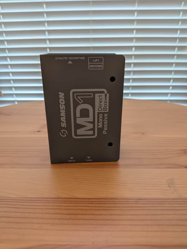 Samson MD1 S-Max Series Mono Passive Direct Box 2010s - Grey image 1