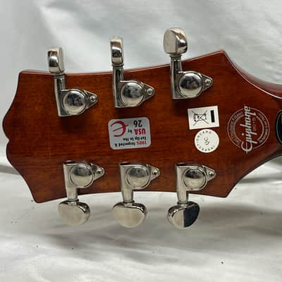Epiphone Wildkat Studio Semi-Hollow Body Electric Guitar with Case - Metallic Goldtop image 9