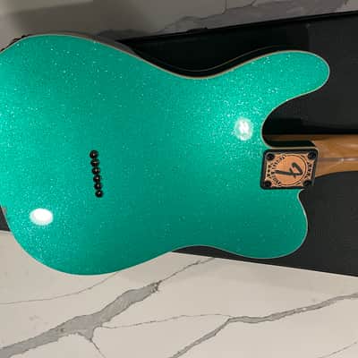 Fender Thinline 2022 - Green Sparkle - Dual Binding image 6