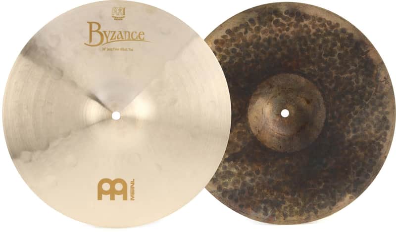 Meinl Cymbals Byzance Jazz Thin Hi-hat Cymbals - 14 inch image 1