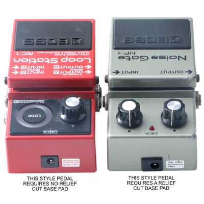 Boss Effects Pedal Bottom Plate Replacement – No Relief Cut Bild 3