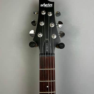 Schecter C-6 Deluxe Left-Handed 2022 - Satin Black image 4