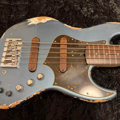 Xotic XJ-1T 5st Heavy Aged - Dark Lake Placid Blue image 2