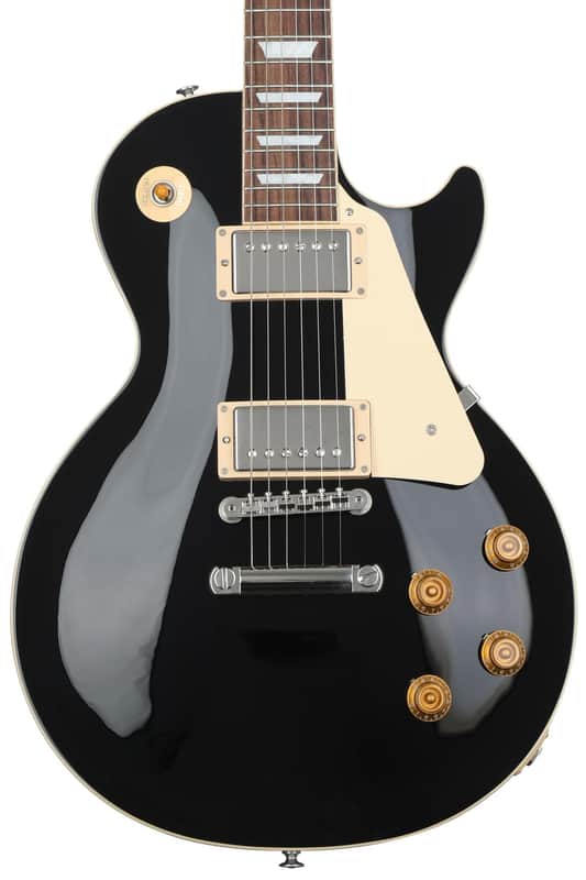 Gibson Les Paul Standard '50s Plain Top Electric Guitar - Ebony image 1