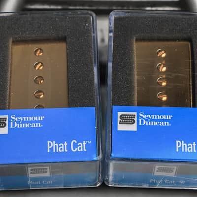 Seymour Duncan SPH90-1 Phat Cat GOLD Pickup Set P-90 for Humbucker Bridge/Neck