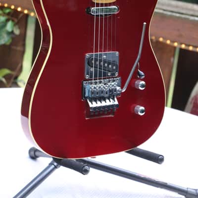 Kramer American Vintage Classic III 1987 Candy Apple Red Floyd Rose Duncan image 4