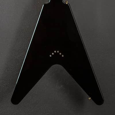 Gibson Custom Shop Flying V Custom w/Ebony Fingerboard Gloss - Ebony image 4