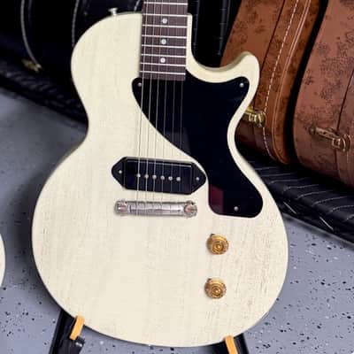 2025 Gibson Custom Shop Murphy Lab 1957 Les Paul Junior – Ultra Light Aged TV White MINT image 1