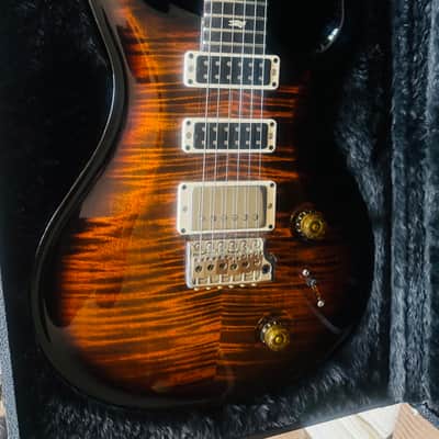 PRS Studio 10-Top 2023 - Black Gold flame image 1