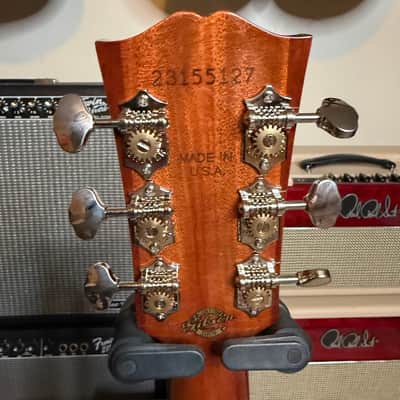 Gibson Custom Shop J-45 Koa Carpathian Spruce Acoustic-Electric Guitar 2025 Honeyburst image 8
