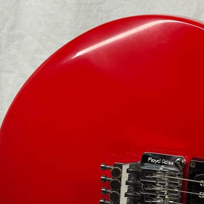 Hamer USA SS1 ss 1 Steve Stevens Signature Guitar with Case 1984 - Red image 4