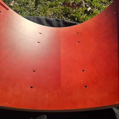 Tama Superstar 16 x 22" Bass drum shell 1980s - Cherry Wine image 10