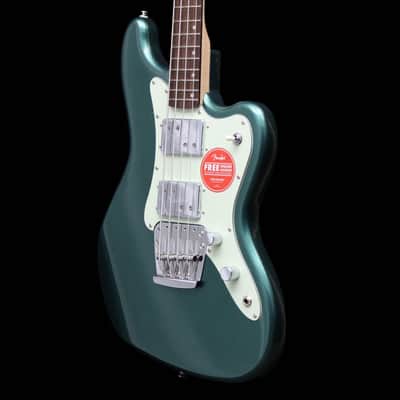 Squier Paranormal Rascal Bass HH, Laurel Fingerboard, Mint Pickguard, Sherwood Green image 5