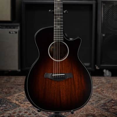 Taylor Next Generation Builder's Edition 324ce Grand Auditorium Acoustic/Electric Guitar - Tobacco Kona Burst with Hardshell Case image 3