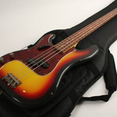Nash Bass PB-63 3 Tone Sunburst Lollar Pickups Left Handed GRT-428 image 10