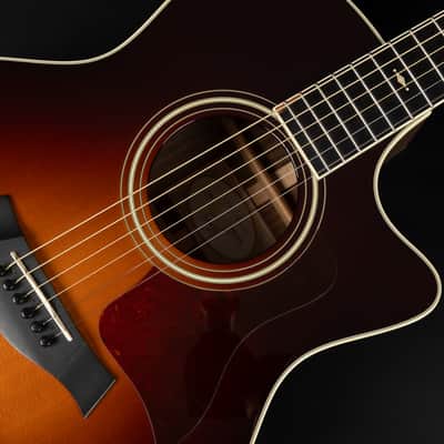2015 Taylor 716ce - Vintage Sunburst | USA All Solid Grand Symphony Jumbo Acoustic Guitar Cutaway ES-2 Pickup | OHSC image 20