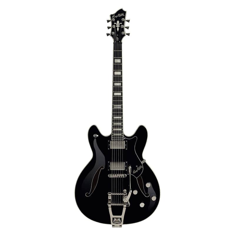 Hagstrom Tremar Viking Deluxe Electric Guitar - Gloss Black (Open Box) image 1