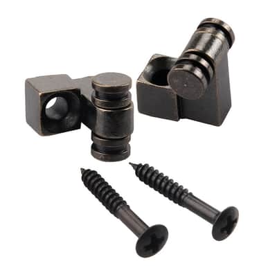 Musiclily Roller String Tree Guide Retainer For Fender Strat Stratocaster Guitar,Black (Pack of 4) image 3
