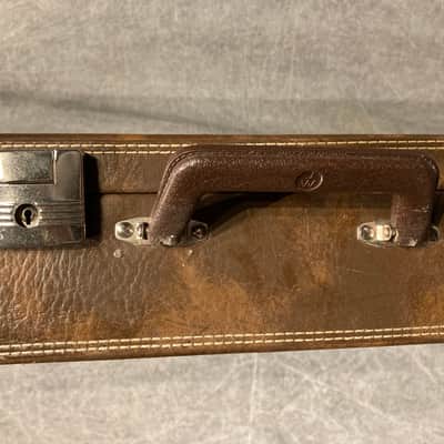 Hagstrom Guitar hard case 1970’s - Brown faux leather image 5