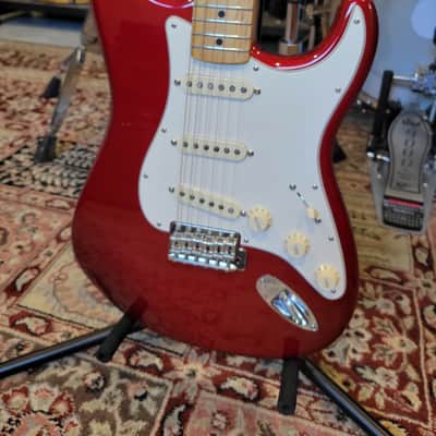 Modified Fender Jimmy Vaughn Stratocaster W/ Classic Vibe MX Neck - Candy Apple Red Incl HSC (C016-12) image 3