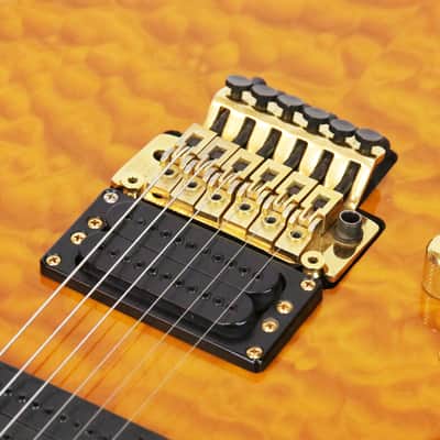 1992 Carvin DC400 Left-Handed Vintage Kiesel M22 Pickups Kahler LH Lefty Quilted Maple KOA Wood Custom Ordered Rare Electric Guitar w/ Orig. OHSC Tweed Case image 9