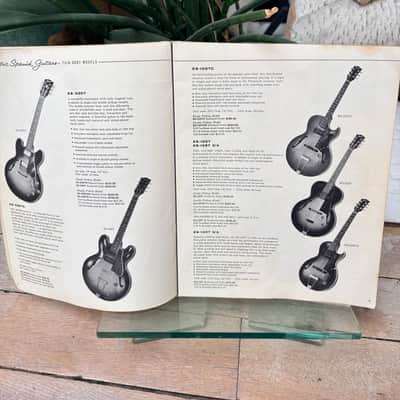 1960 Gibson Full Line Catalog Rare Burst Es335 Les Paul Melody Maker Vintage Case Candy Collector image 6
