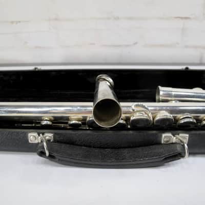 King Cleveland 610 Silver-Plated Open Hole Student Model Flute w/ Case image 4