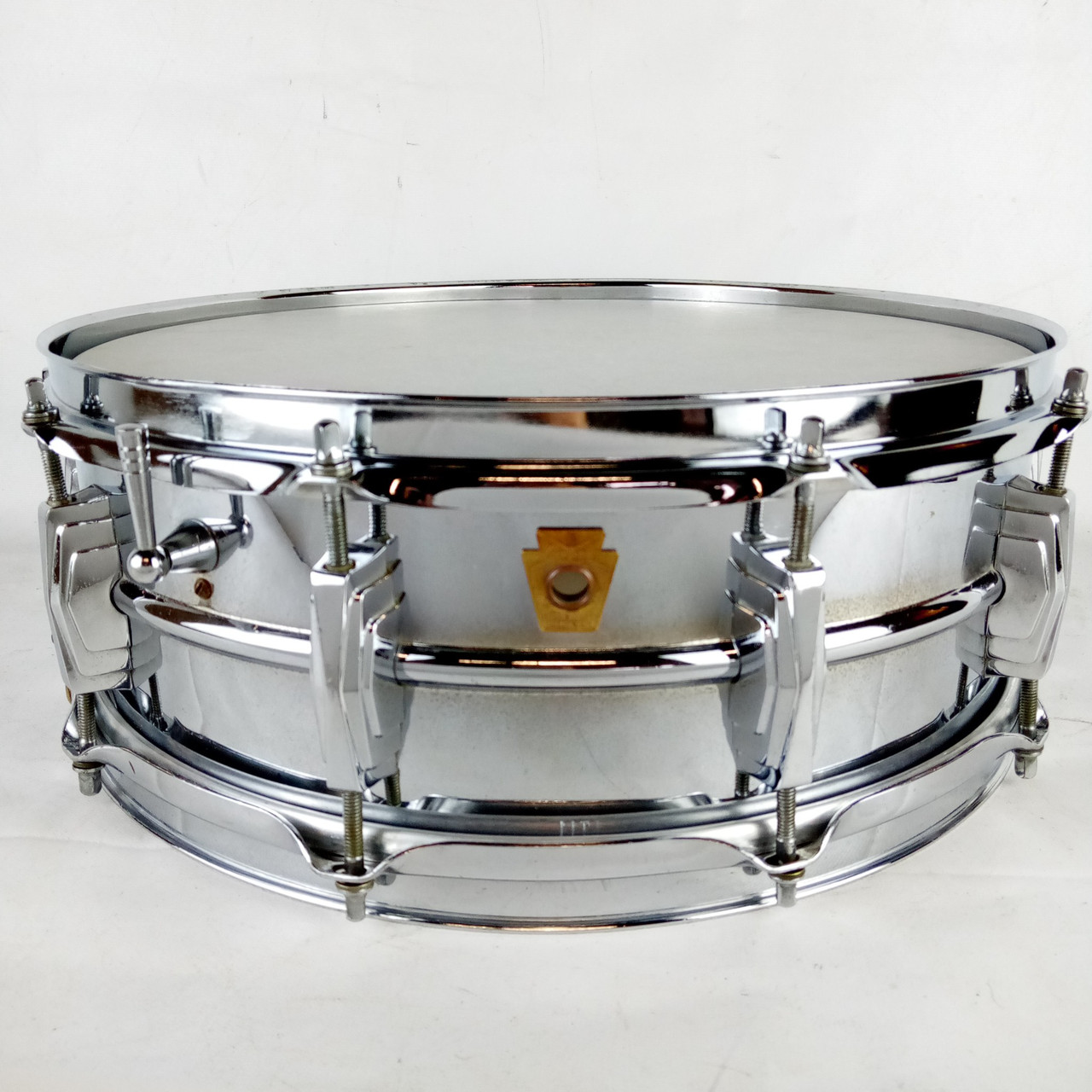 Ludwig Brass Supraphonic Pre-Serial 5x14" Snare Drum Vintage 60s Super COB Supra — main photograph