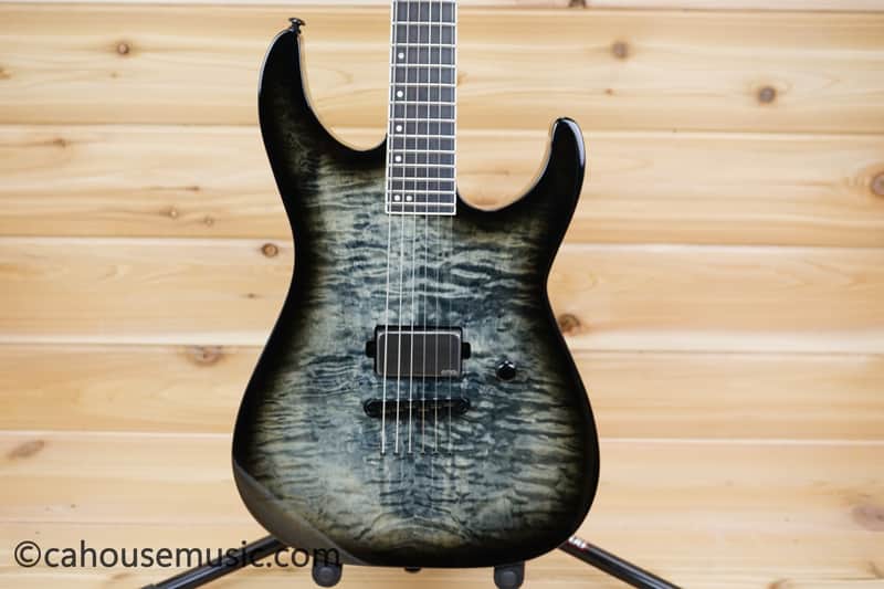 ESP LTD M-1001 NT QM - Charcoal Burst image 1