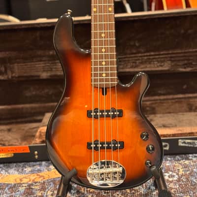 Lakland USA Classic 55-Dual J  5-String Bass Rosewood Fretboard Sunburst finish image 4