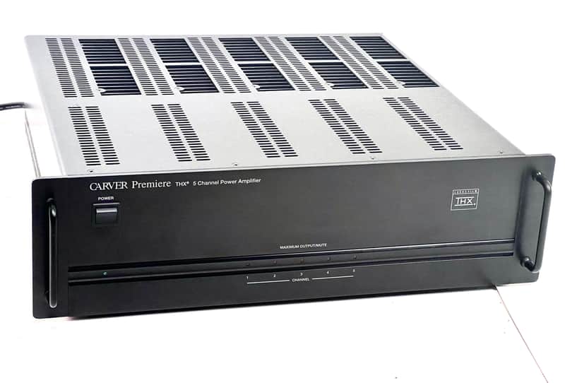 Caution AVアンプ ブラック Carver USA Premiere AV-705x THX 5 Channel Surround Amplifier 125w