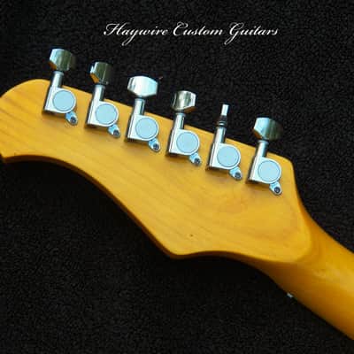 X-Light-Weight 6.5lb Brent Mason Style Nashville Guitar-Butterscotch Blonde Ash 12" Radius Maple Neck+ 7-Way Switch+ Frets Leveled, Crowned and Polished + Humbucker+ Full Setup + Tortoise Guard ! image 6