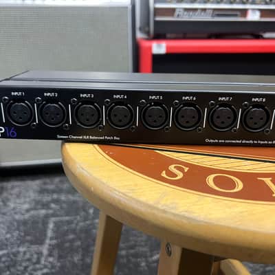 ART P16 Rackmount 16-Channel Balanced XLR Patchbay 2015 - Present - Black image 2
