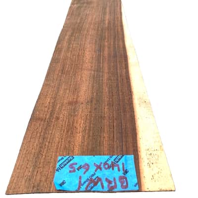 1 Genuine Brazilian Rosewood Veneer Sheet 140x6.5x1/42 inch Guitars Body Top Restoration Projects image 3