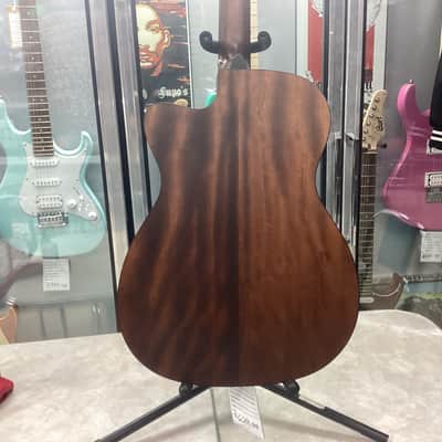 Cort COREOCOTPB Core Series Spruce Acoustic Electric Guitar. Open Pore Trans Black image 5