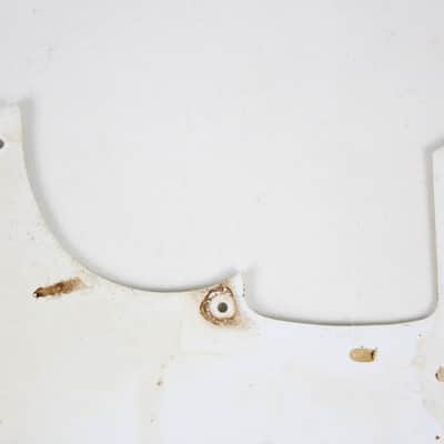 1974-1975 Vintage Fender Jazz Bass White PICKGUARD 3-Ply w/Original Screws 4-Bolt JBass Guitar 1970's image 4